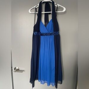 City Studio Midi Halter Dress